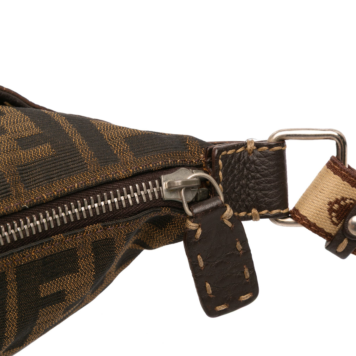 Fendi Zucca Canvas Selleria Crossbody