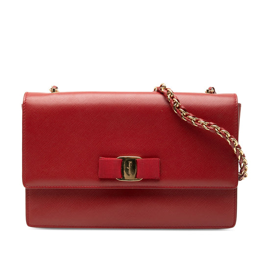 Ferragamo Medium Leather Vara Ginny Crossbody