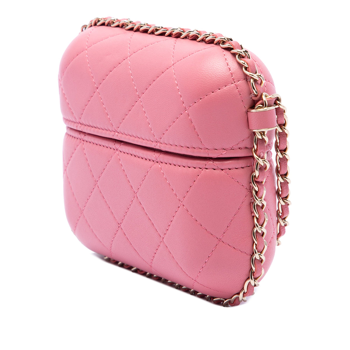 Chanel Mini Quilted Lambskin Chain Around Vanity Case