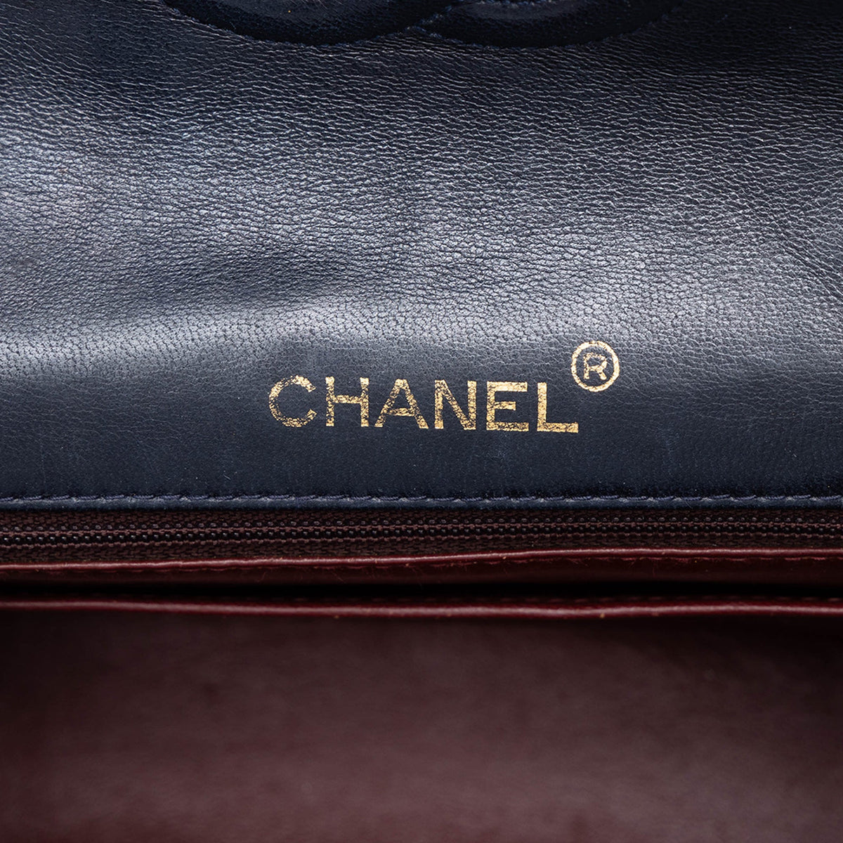 Chanel Mini Square Classic Lambskin Single Flap — Blue