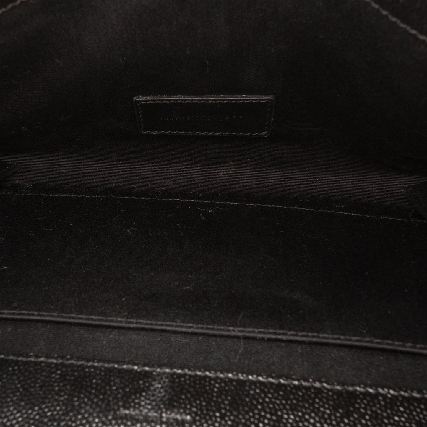 Saint Laurent Grain De Poudre Triquilt Monogram Envelope Clutch