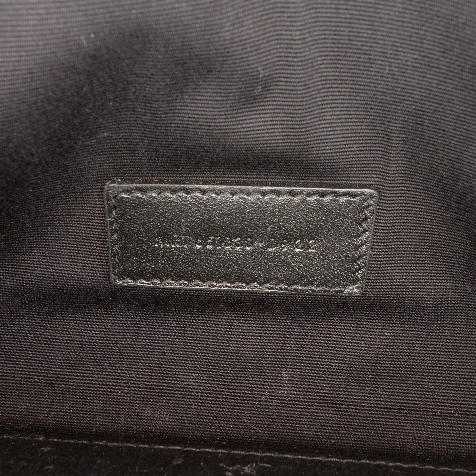 Saint Laurent Grain De Poudre Triquilt Monogram Envelope Clutch