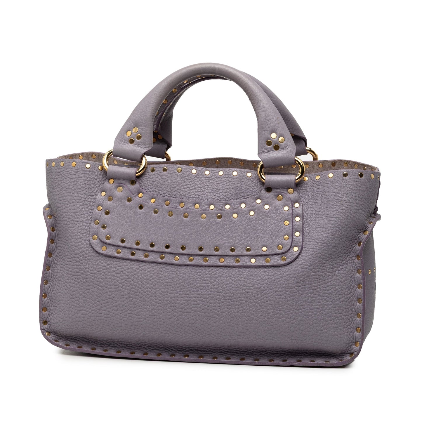 Celine Studded Calfskin Boogie Handbag