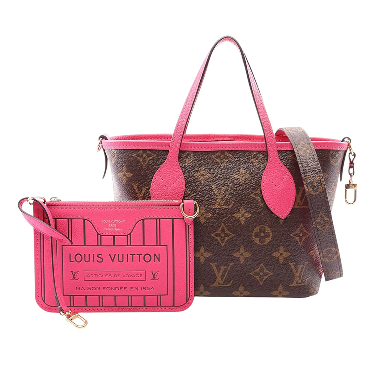 Louis Vuitton Monogram Reversible Neverfull Bandouliere Inside Out BB