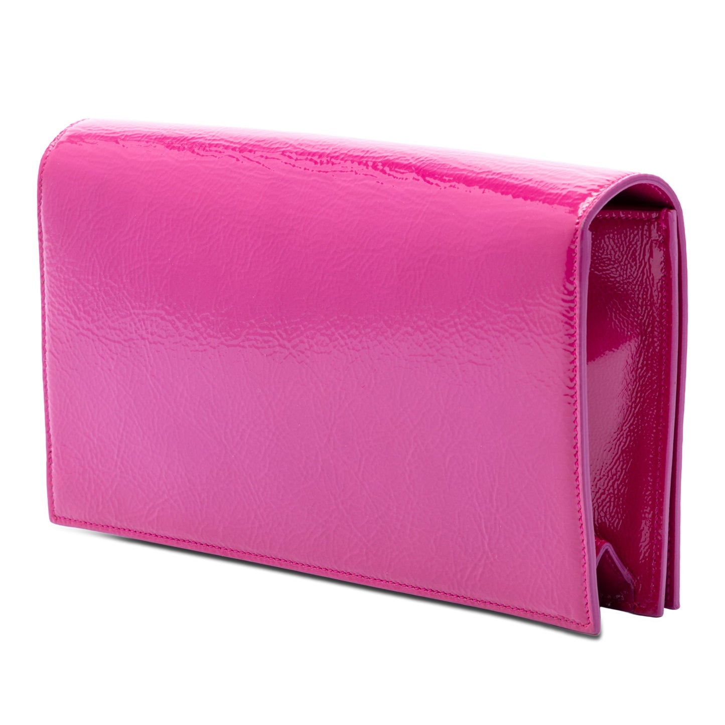 Saint Laurent Patent Monogram Kate Clutch