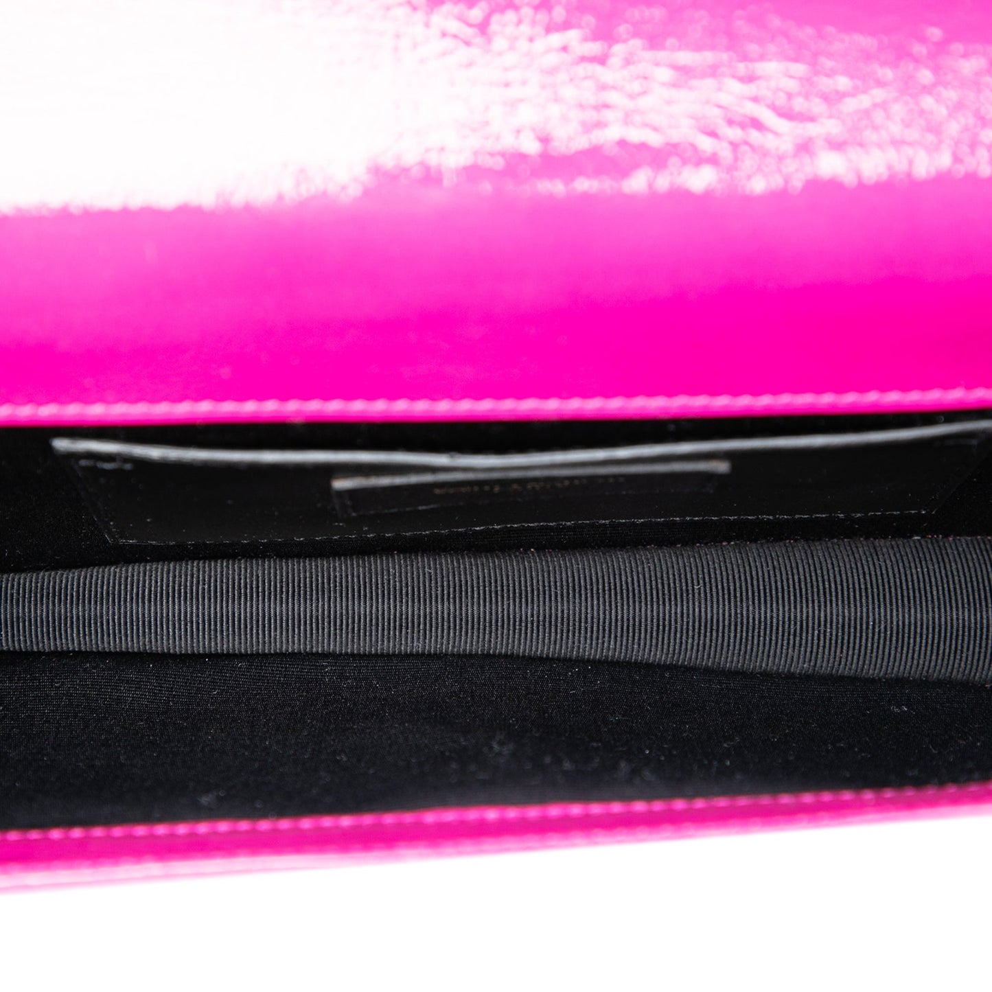 Saint Laurent Patent Monogram Kate Clutch