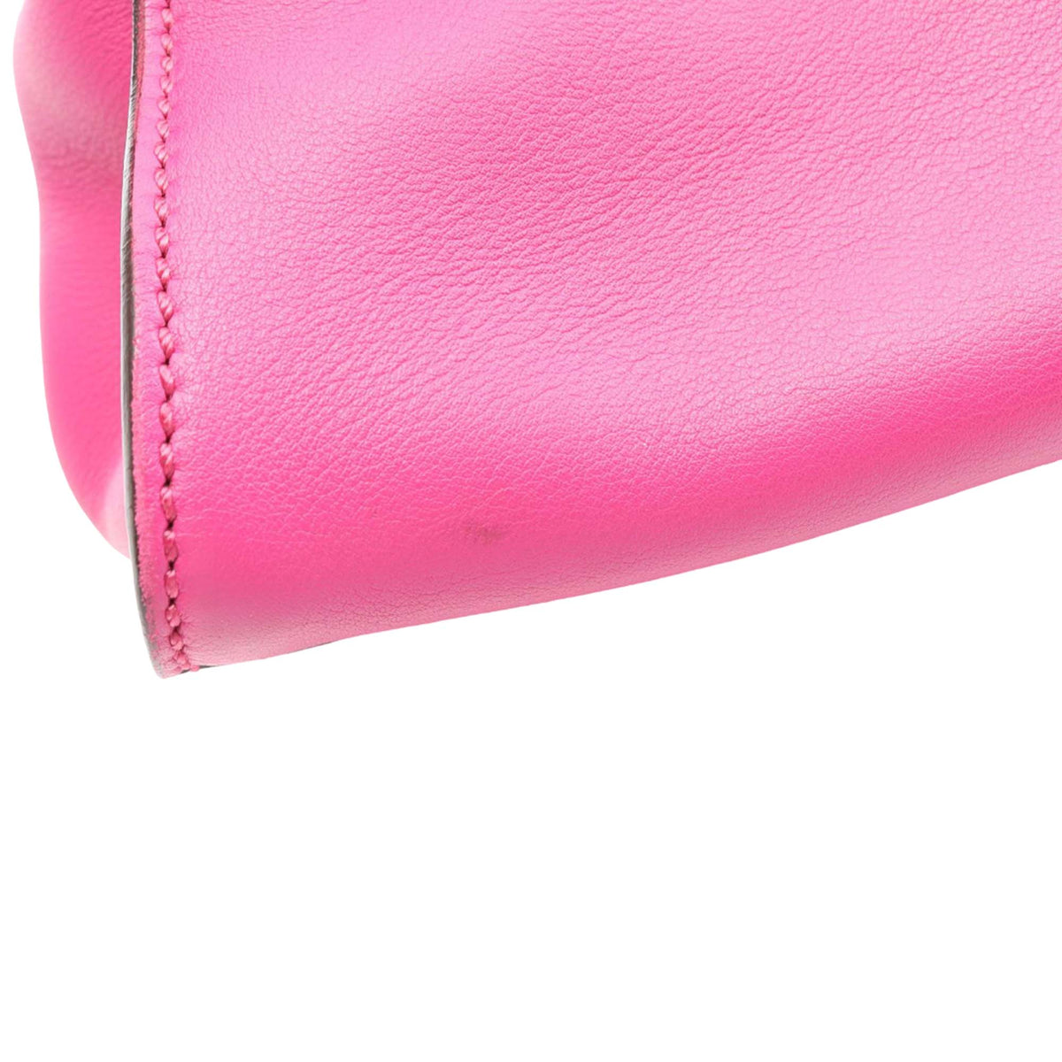 Fendi Medium Leather Peekaboo Iconic Satchel — Pink