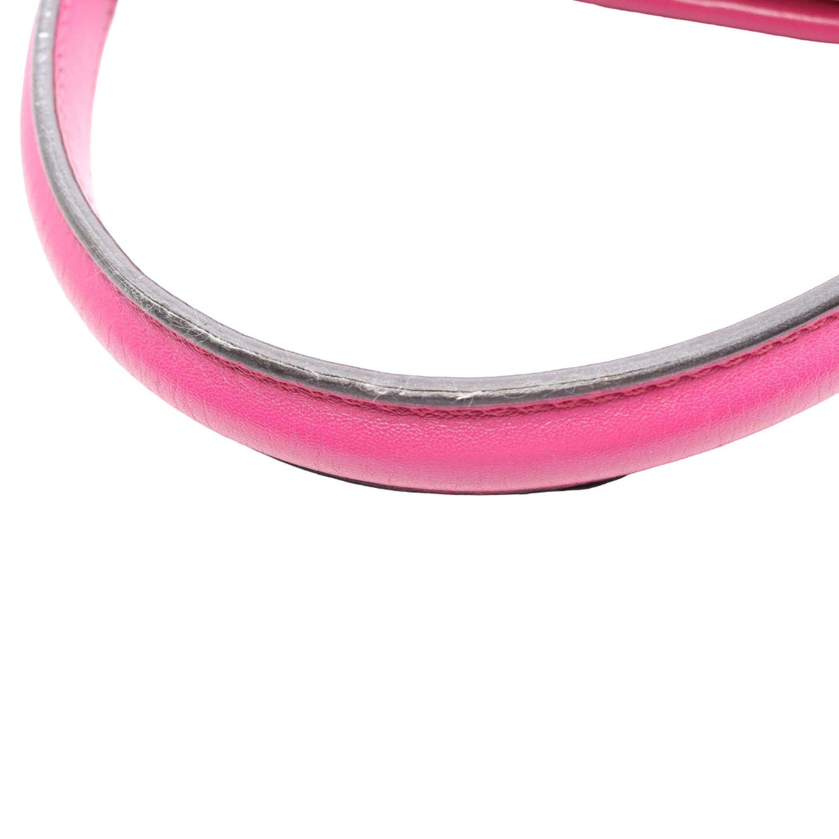 Fendi Medium Leather Peekaboo Iconic Satchel — Pink