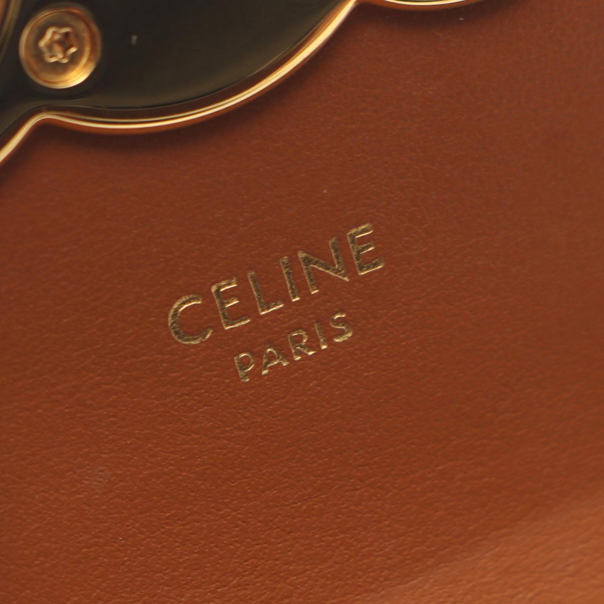 Celine Mini Triomphe Coated Canvas Claude Crossbody