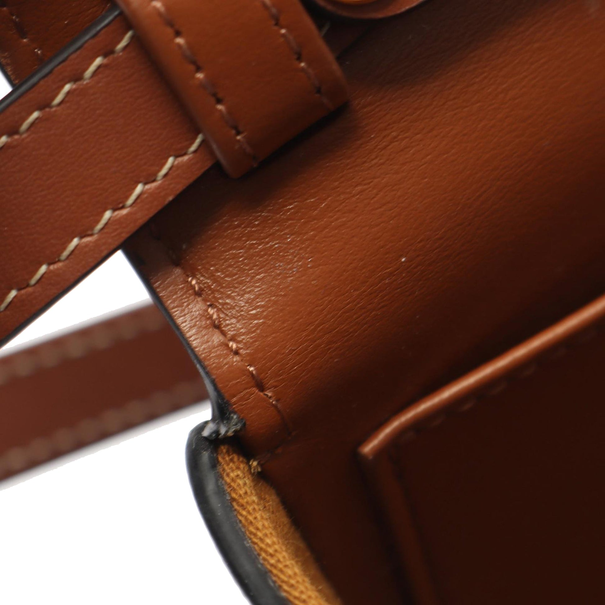 Celine Mini Triomphe Coated Canvas Claude Crossbody