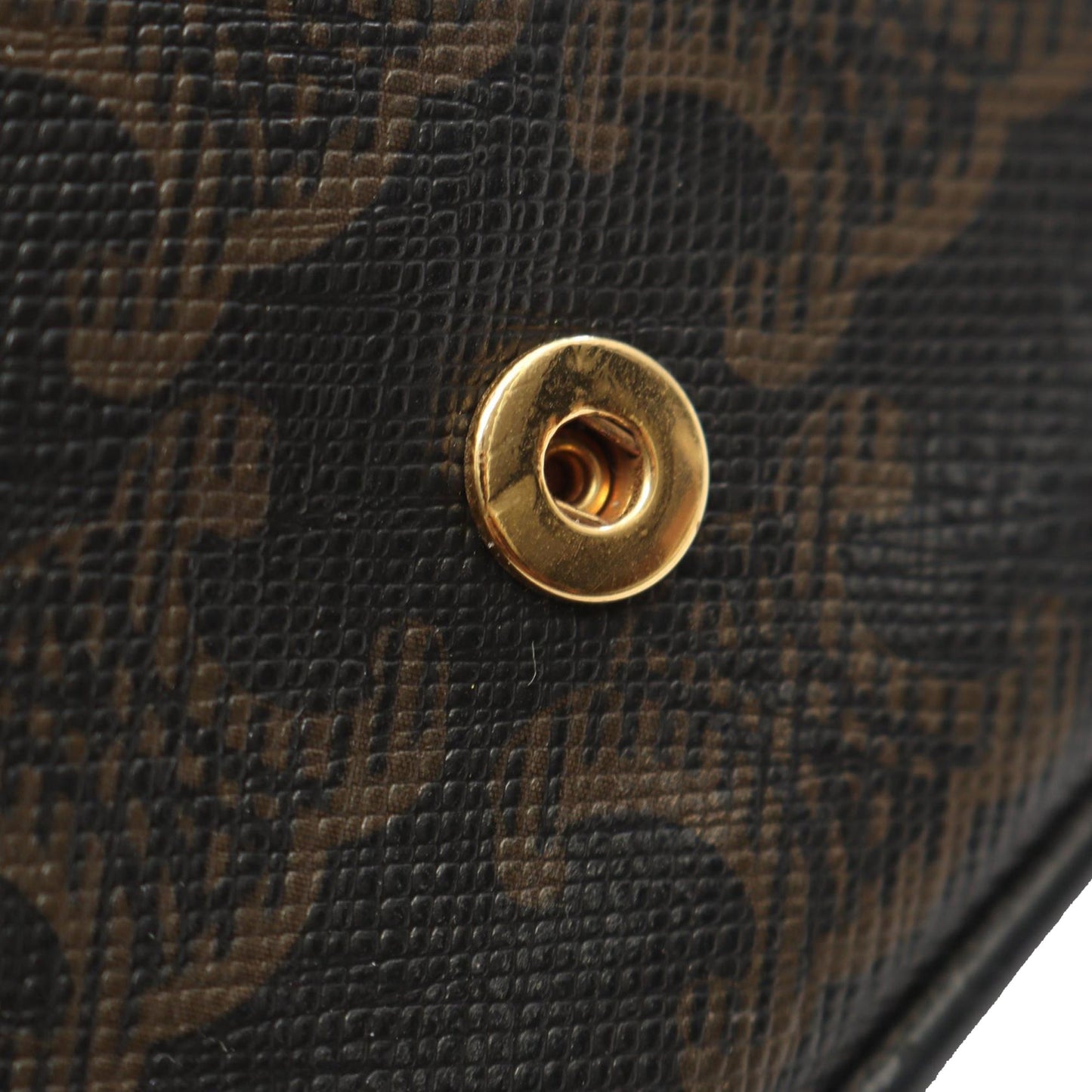Celine Mini Triomphe Coated Canvas Claude Crossbody