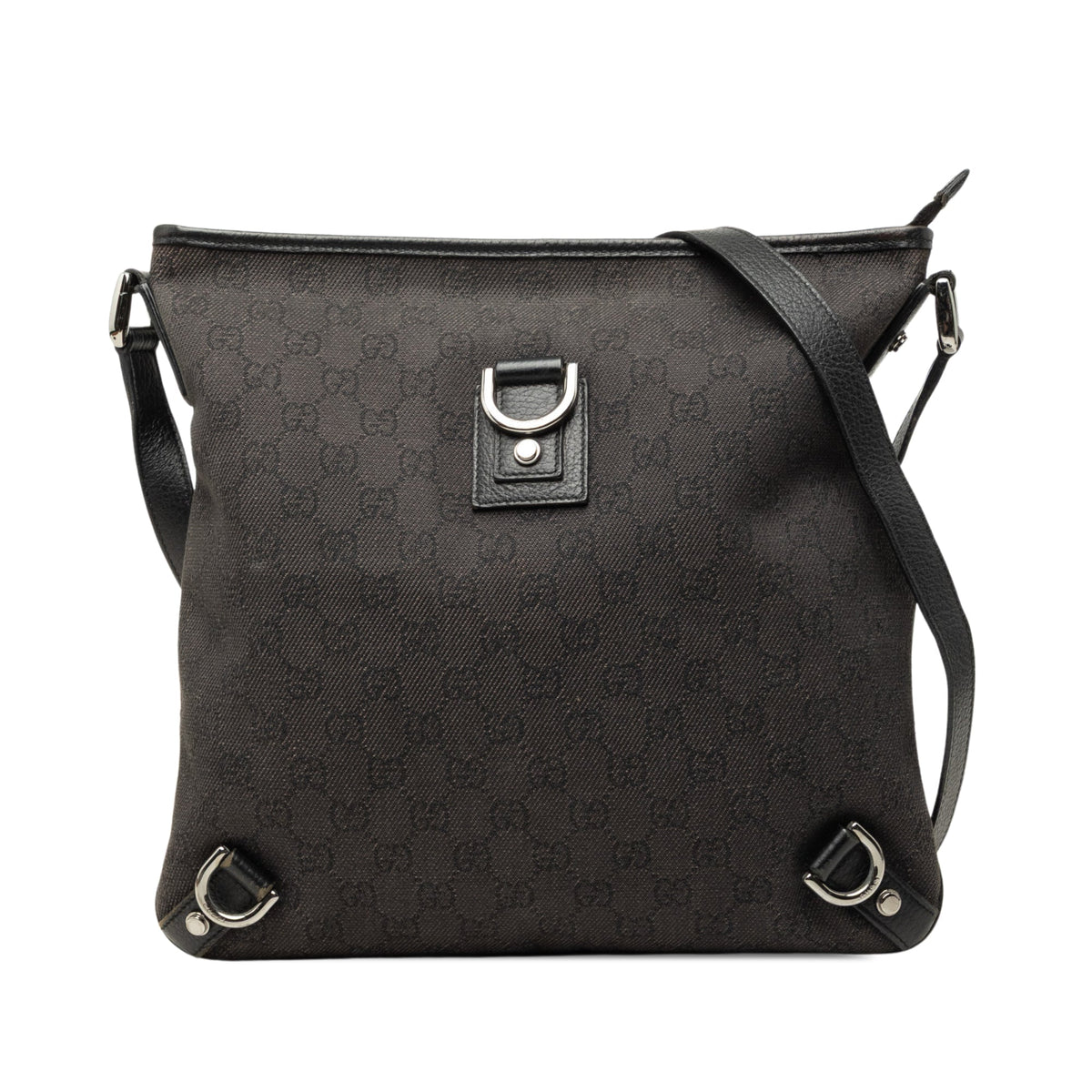 Gucci GG Denim Abbey D Ring Crossbody