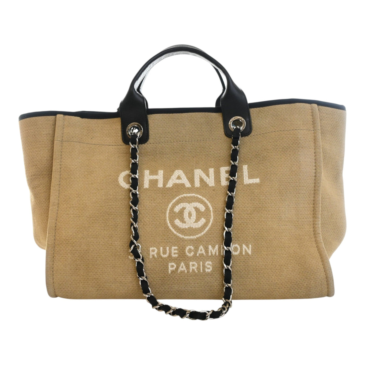 Chanel Medium Mixed Fibers Deauville Tote