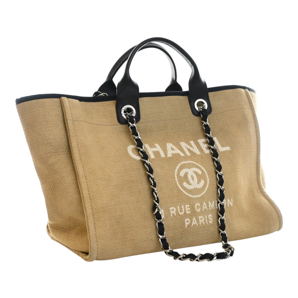 Chanel Medium Mixed Fibers Deauville Tote