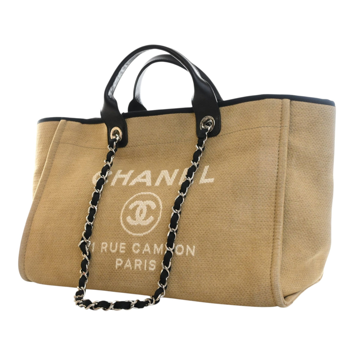 Chanel Medium Mixed Fibers Deauville Tote