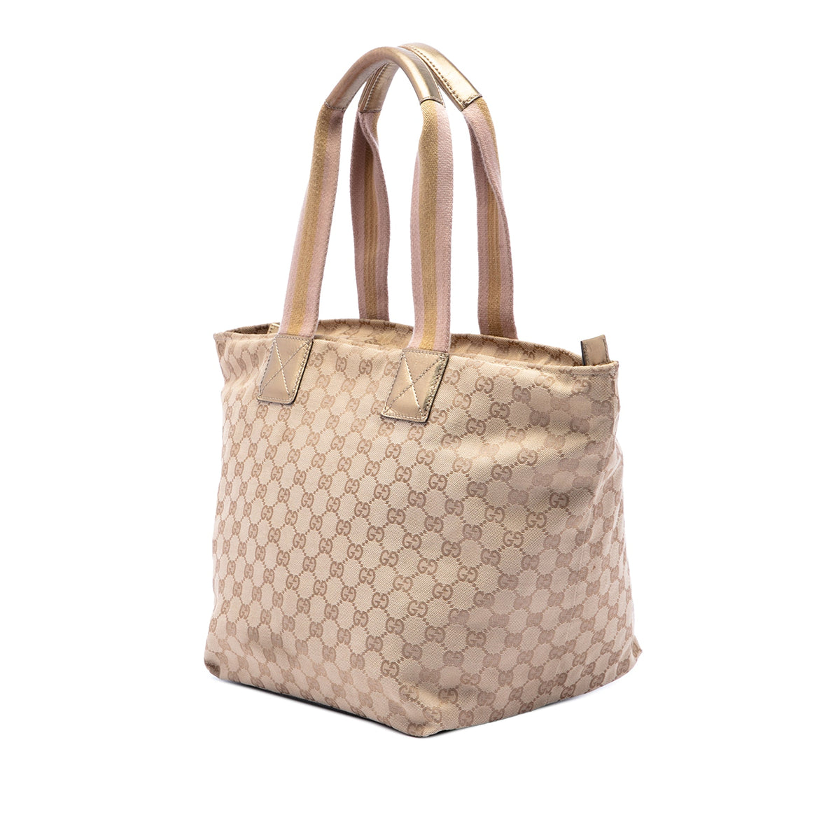 Gucci GG Canvas Web Tote