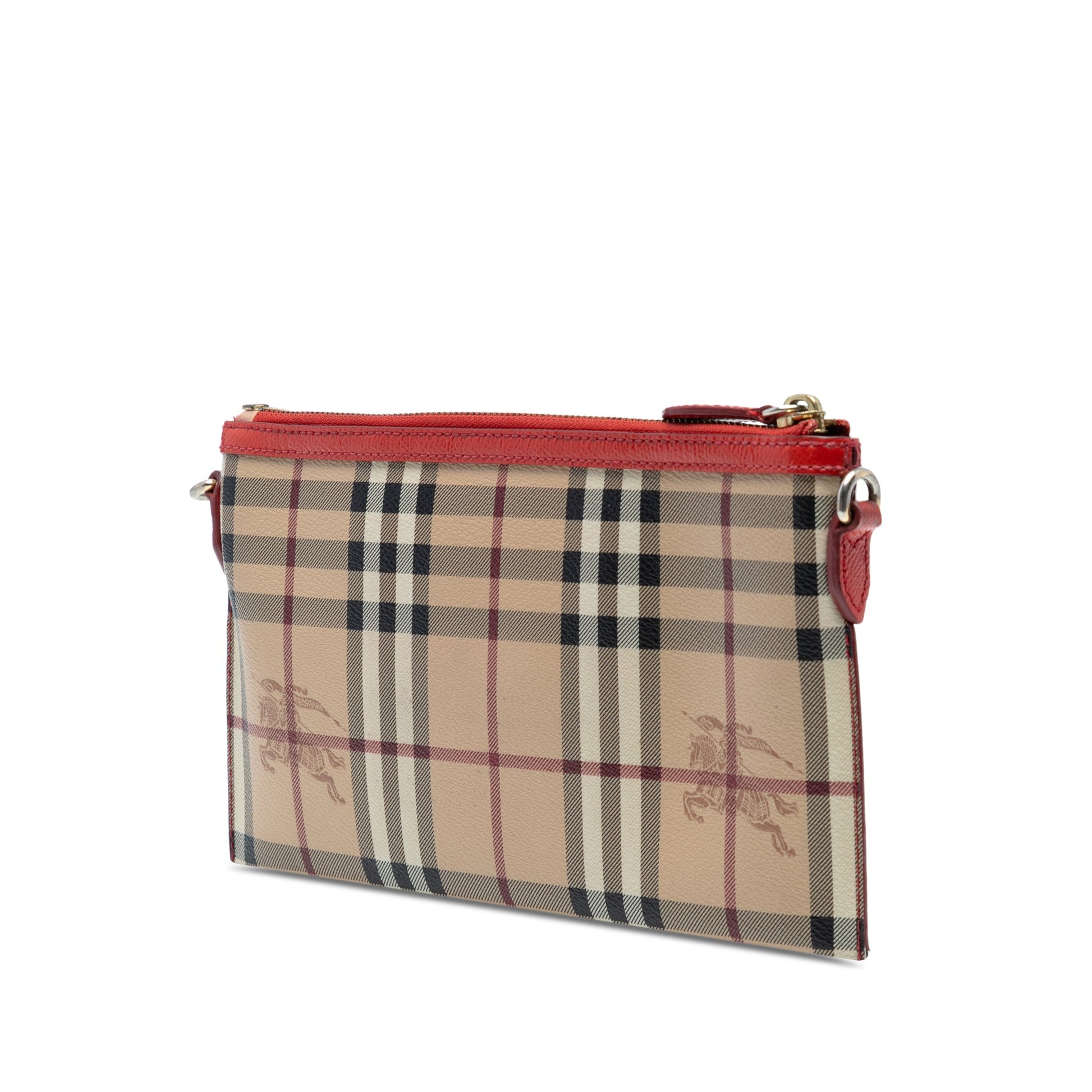 Burberry Haymarket Check Coated Canvas Peyton Crossbody