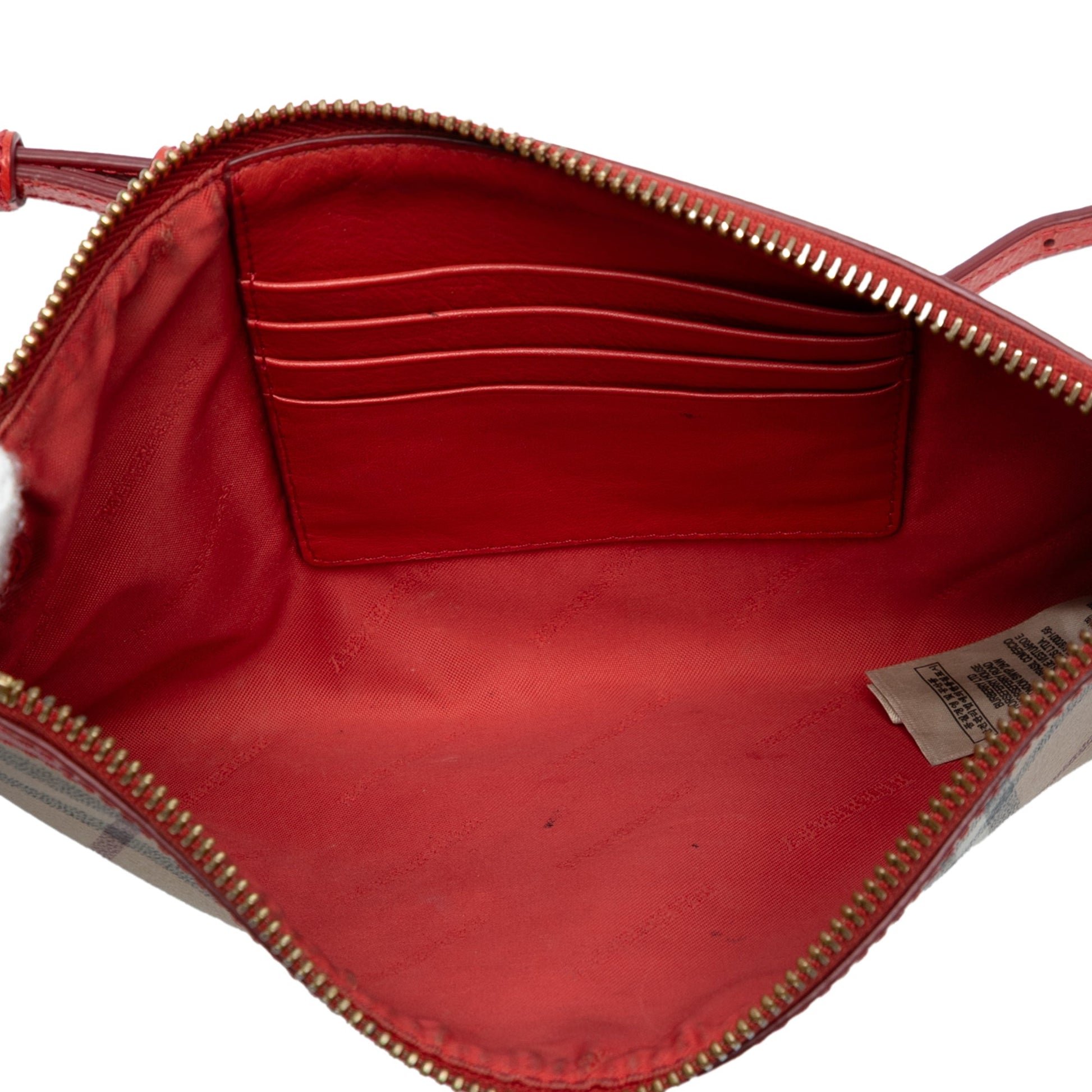 Burberry Haymarket Check Coated Canvas Peyton Crossbody