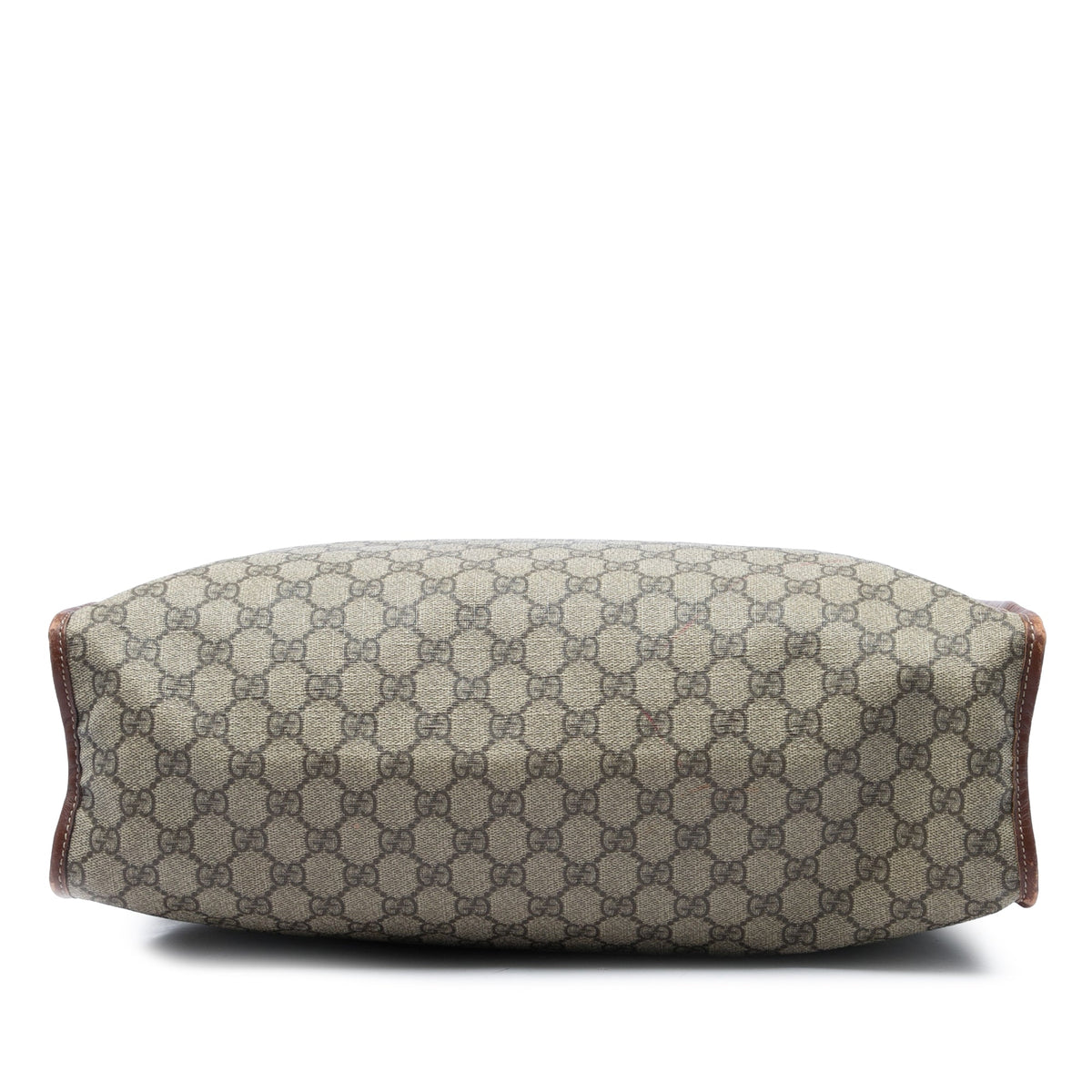 Gucci GG Supreme Web Tote — Beige