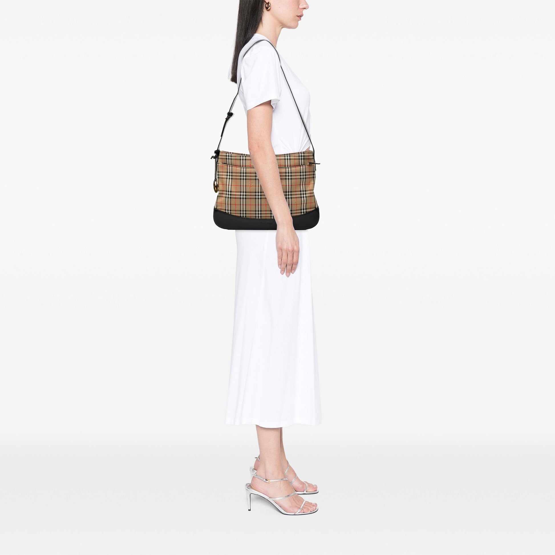 Haymarket Check Canvas Shoulder Bag