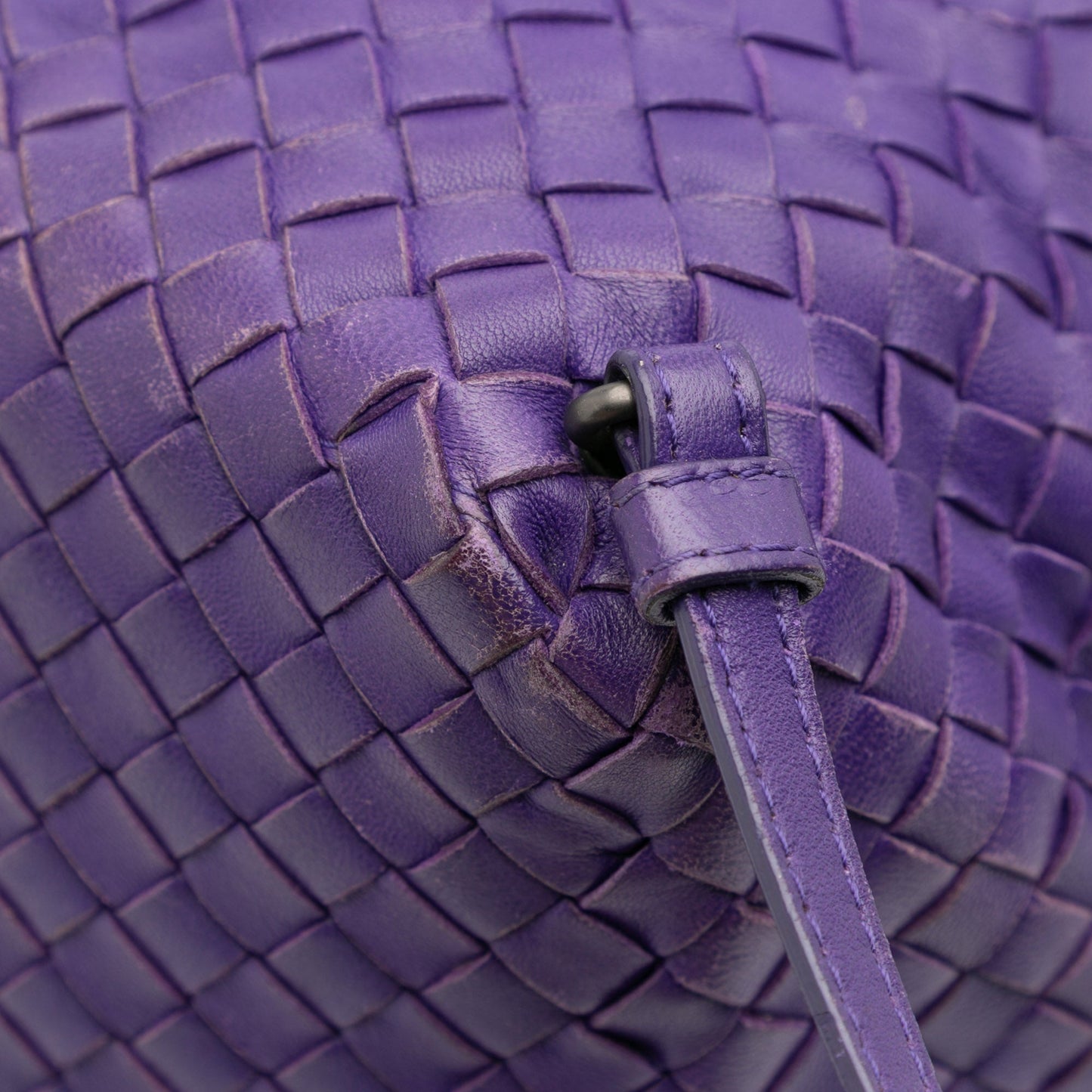 Bottega Veneta Nappa Intrecciato Cube Crossbody