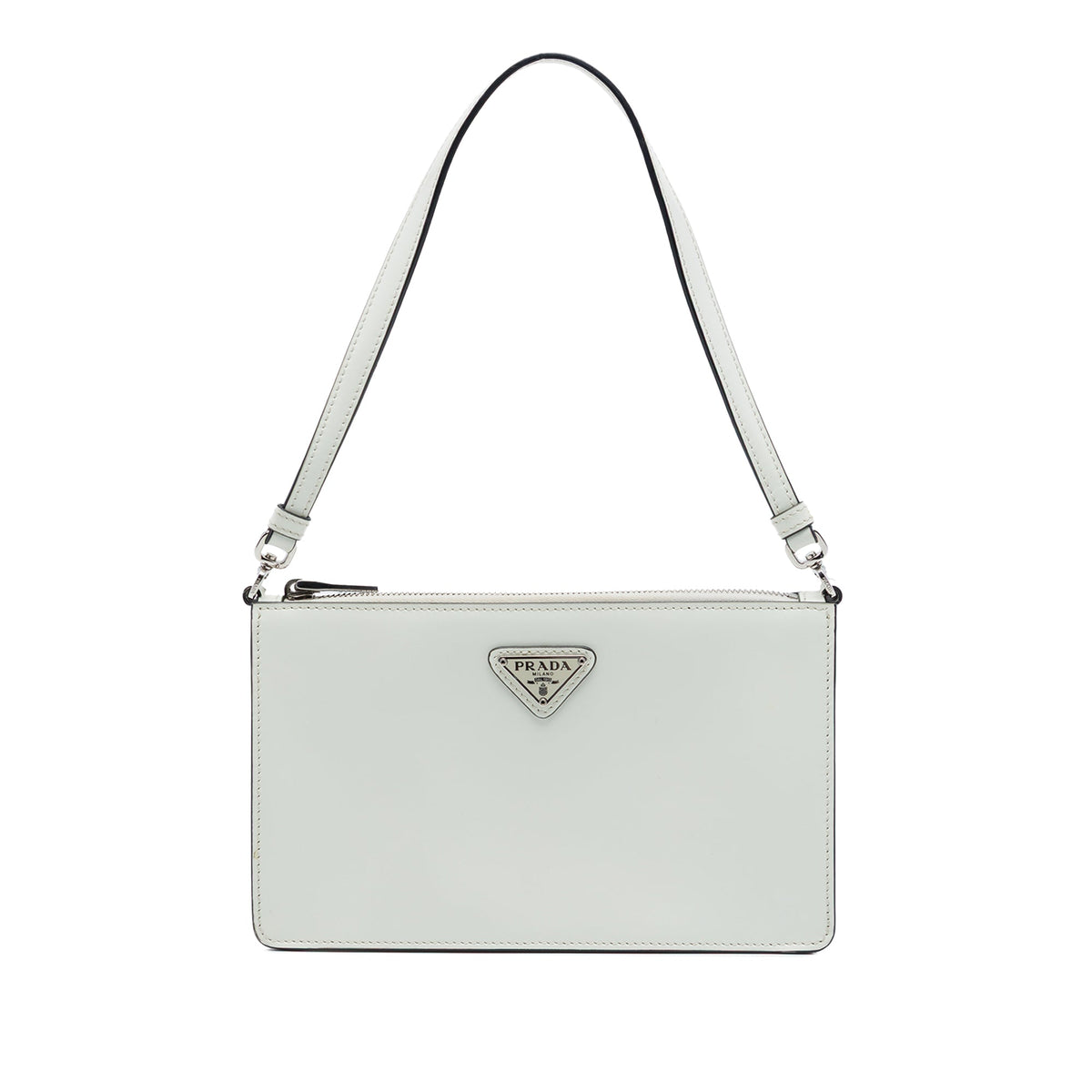 Prada Brushed Leather Shoulder Bag