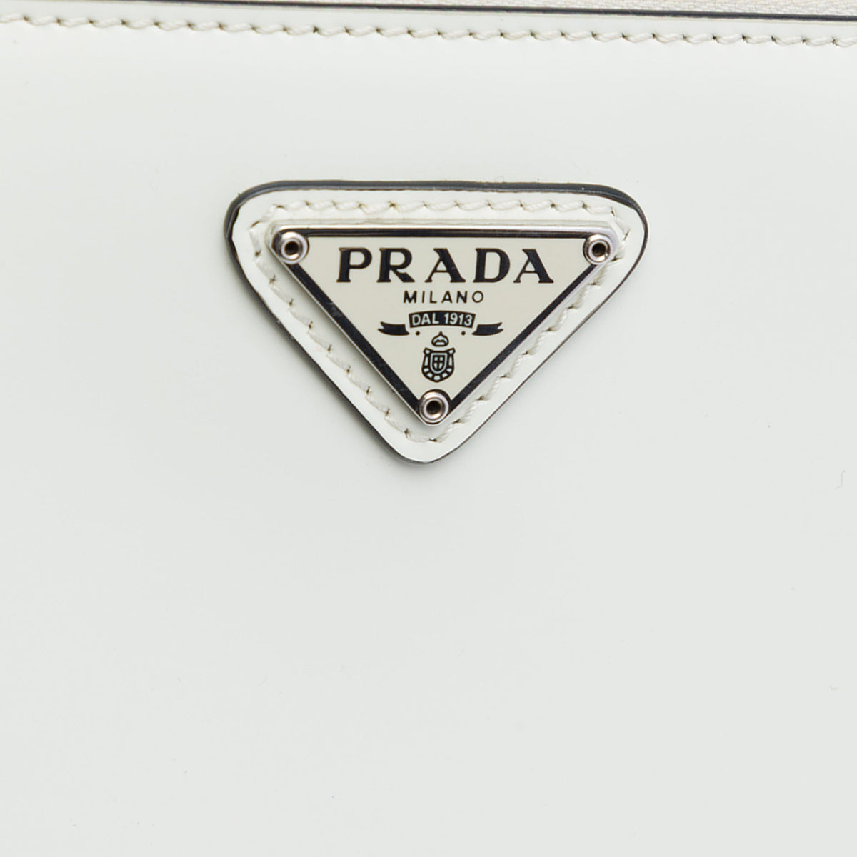 Prada Brushed Leather Shoulder Bag