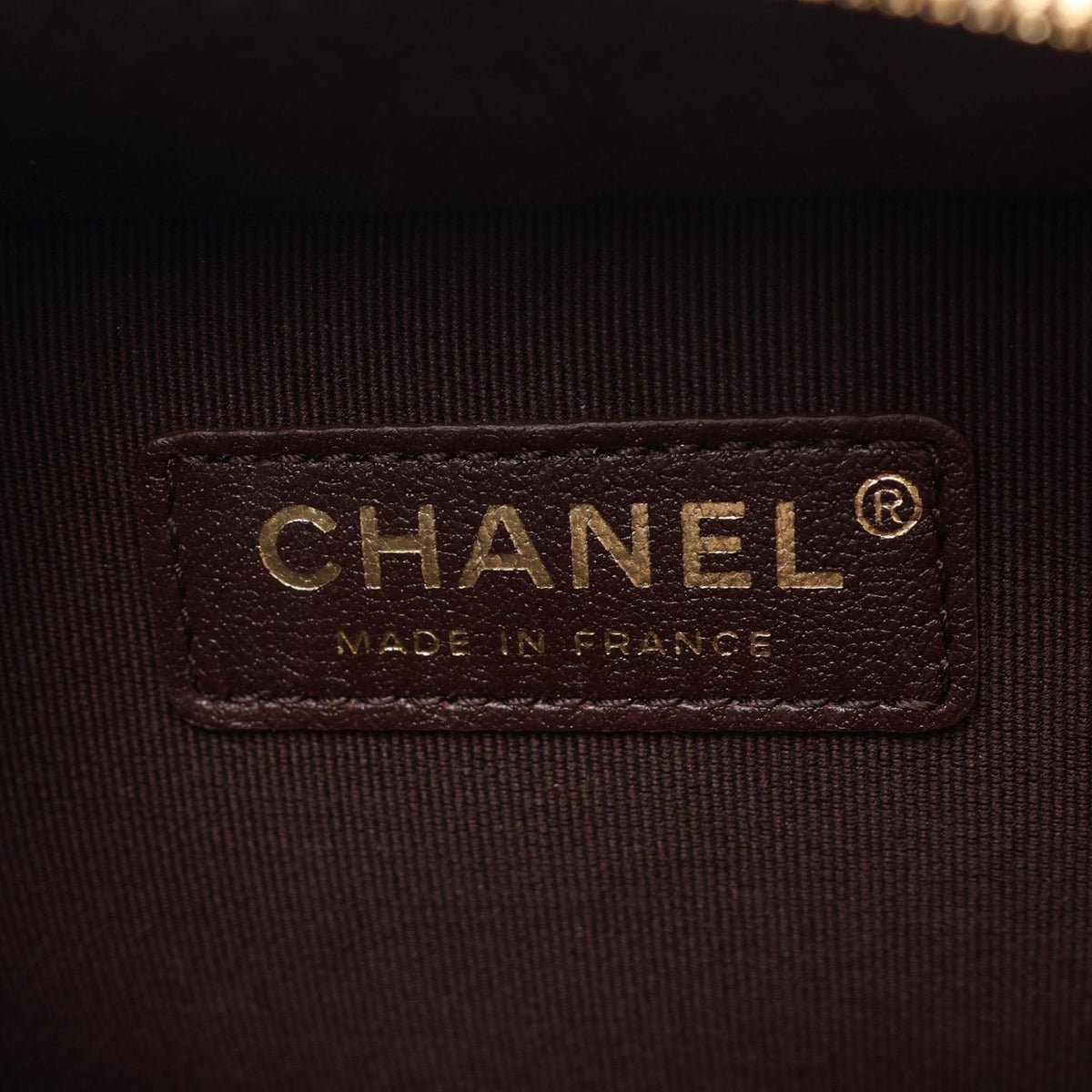 Chanel Mini CC Quilted Lambskin Bowling Bag