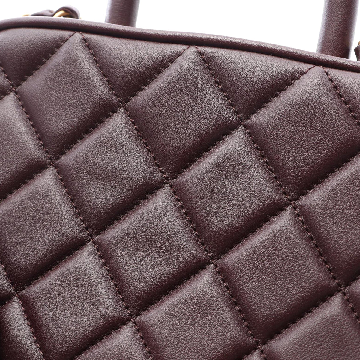 Chanel Mini CC Quilted Lambskin Bowling Bag