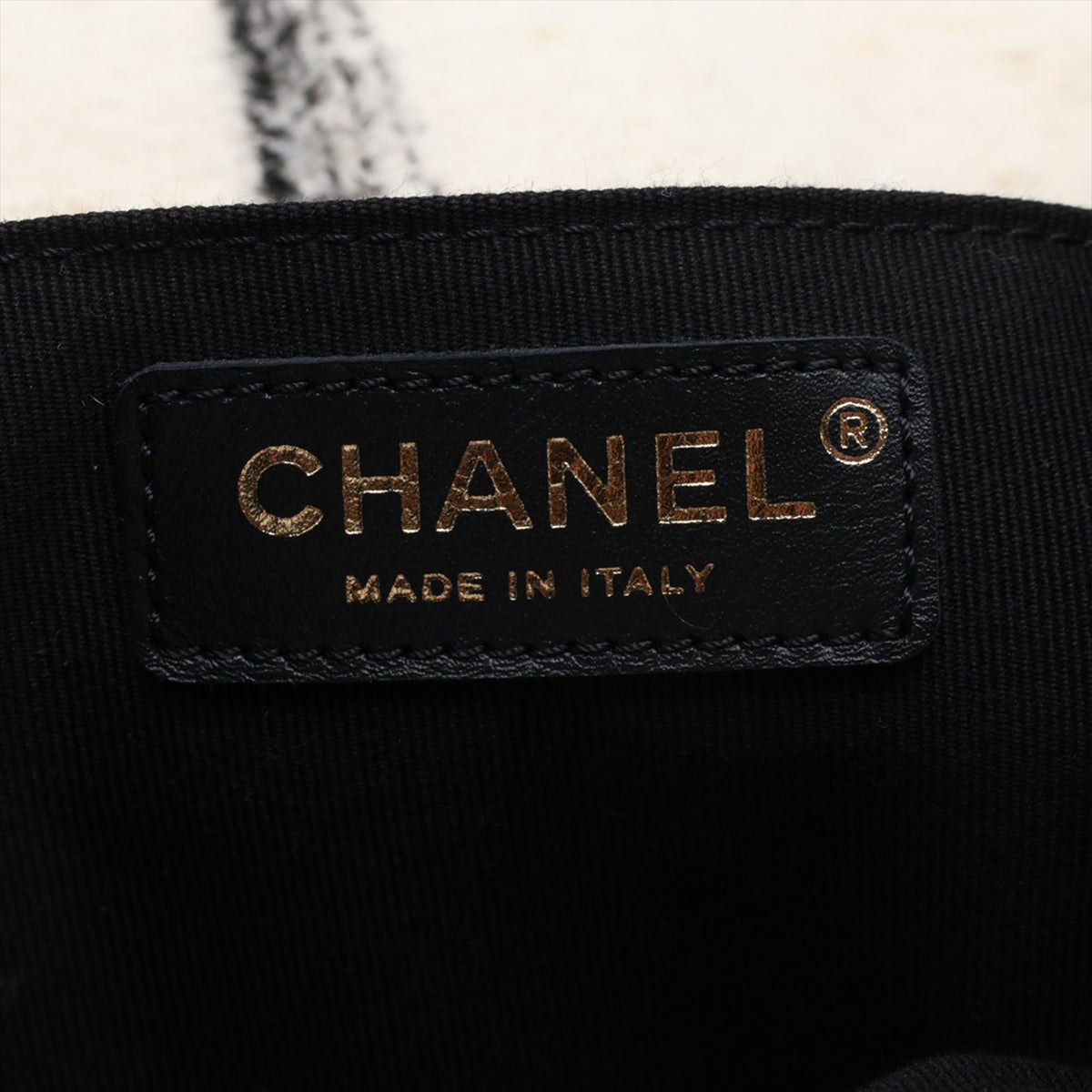 Chanel Large Quilted Tweed Duma Backpack — White