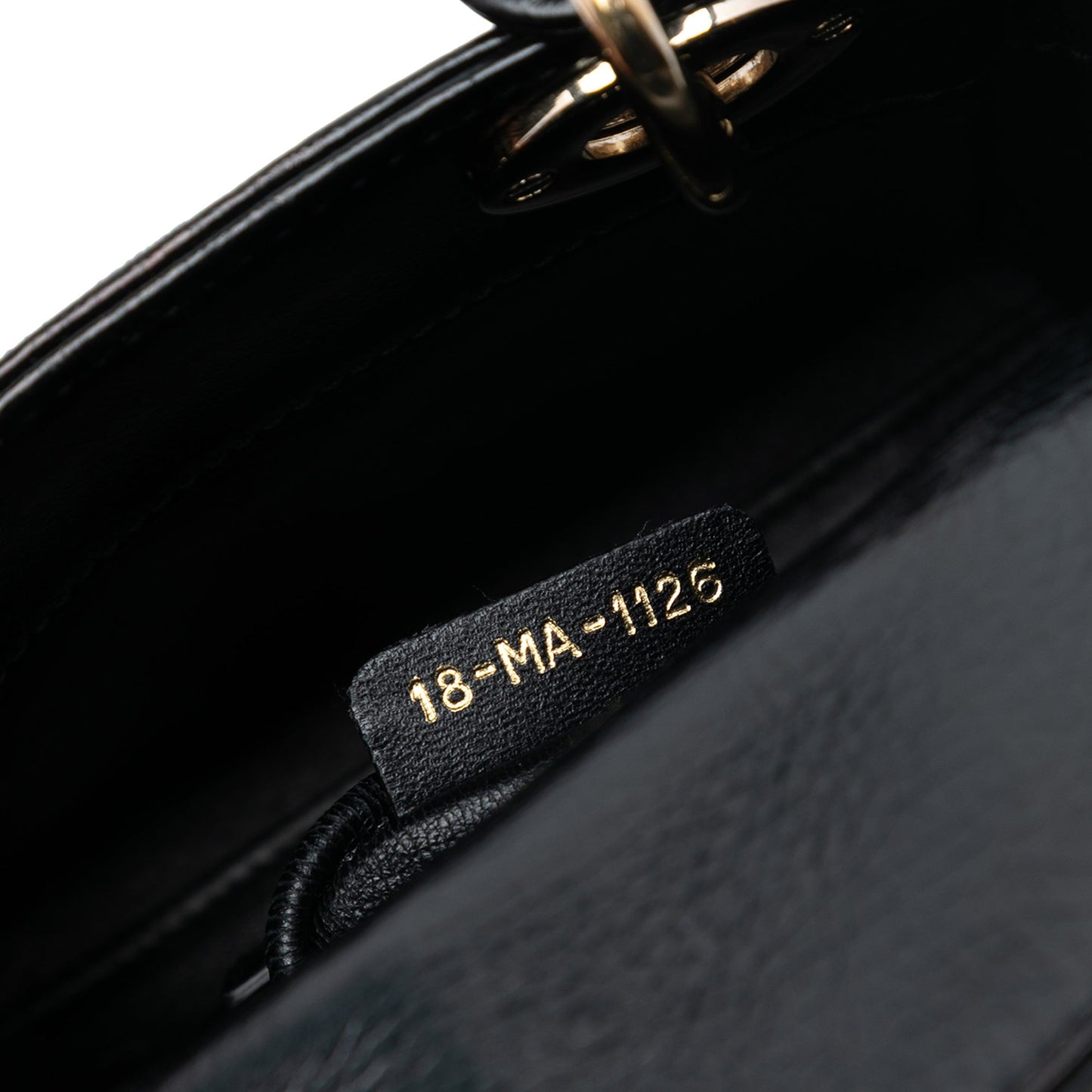 Dior Mini Calfskin Beaded Lady Dior