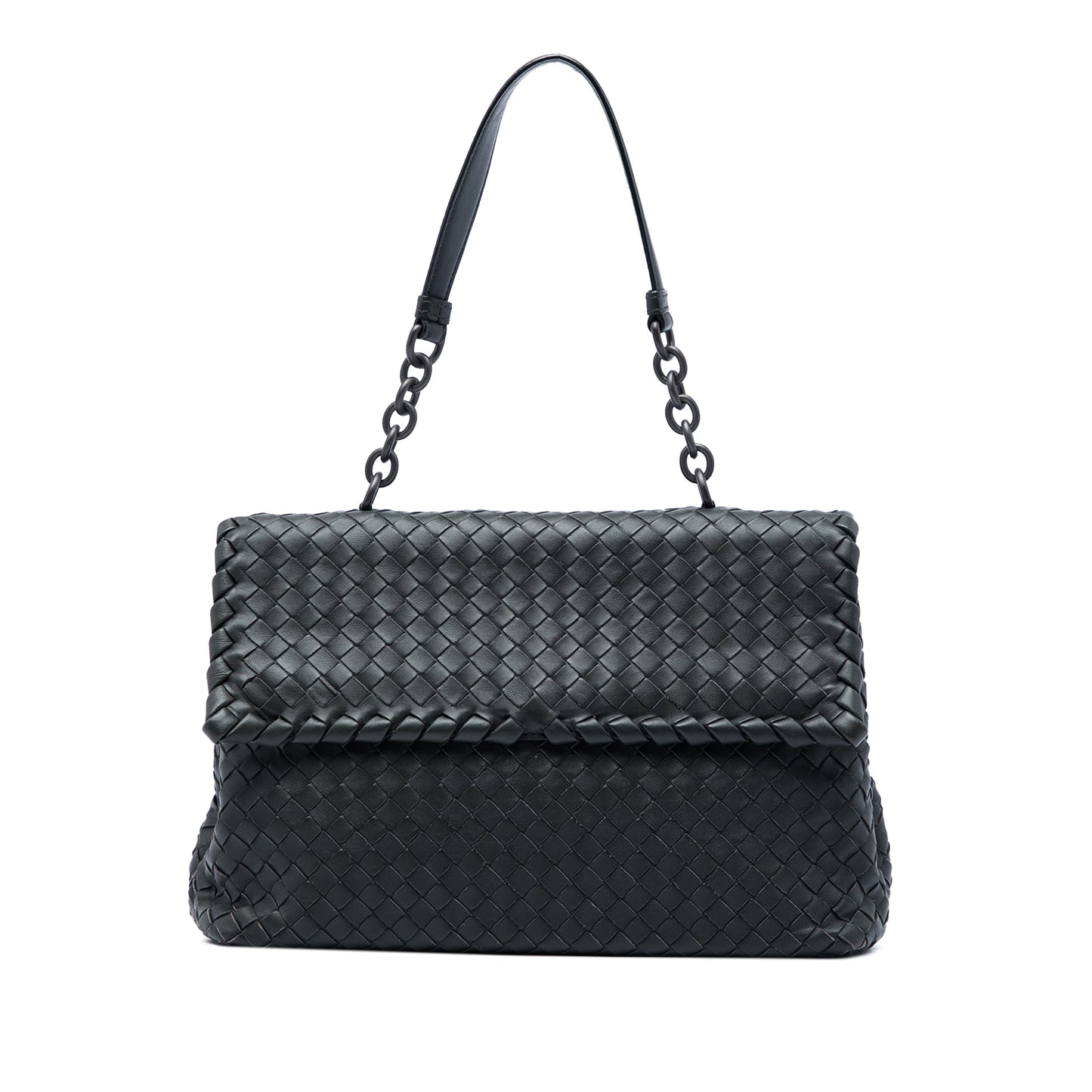 Bottega Veneta Medium Nappa Intrecciato Olimpia Shoulder Bag