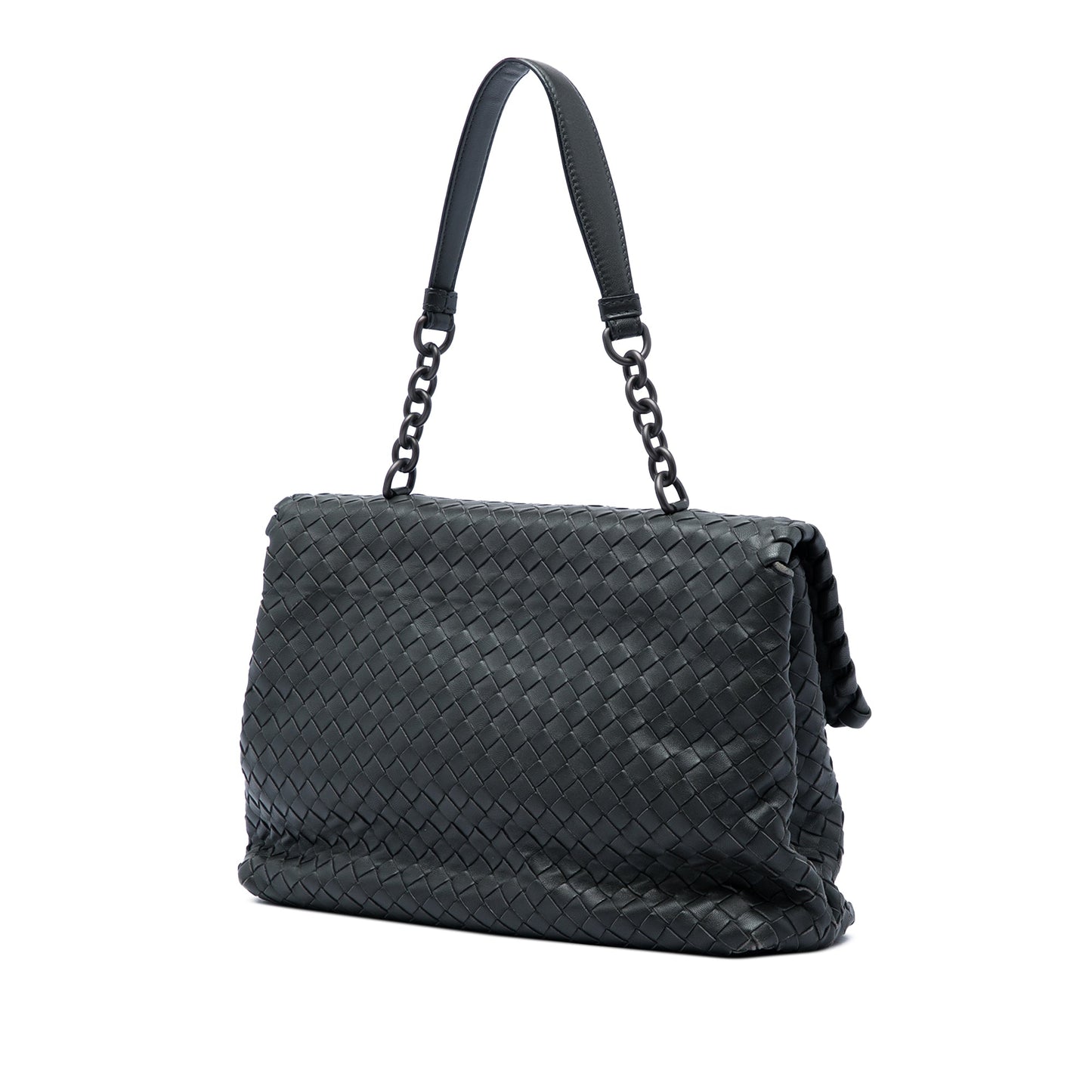 Bottega Veneta Medium Nappa Intrecciato Olimpia Shoulder Bag