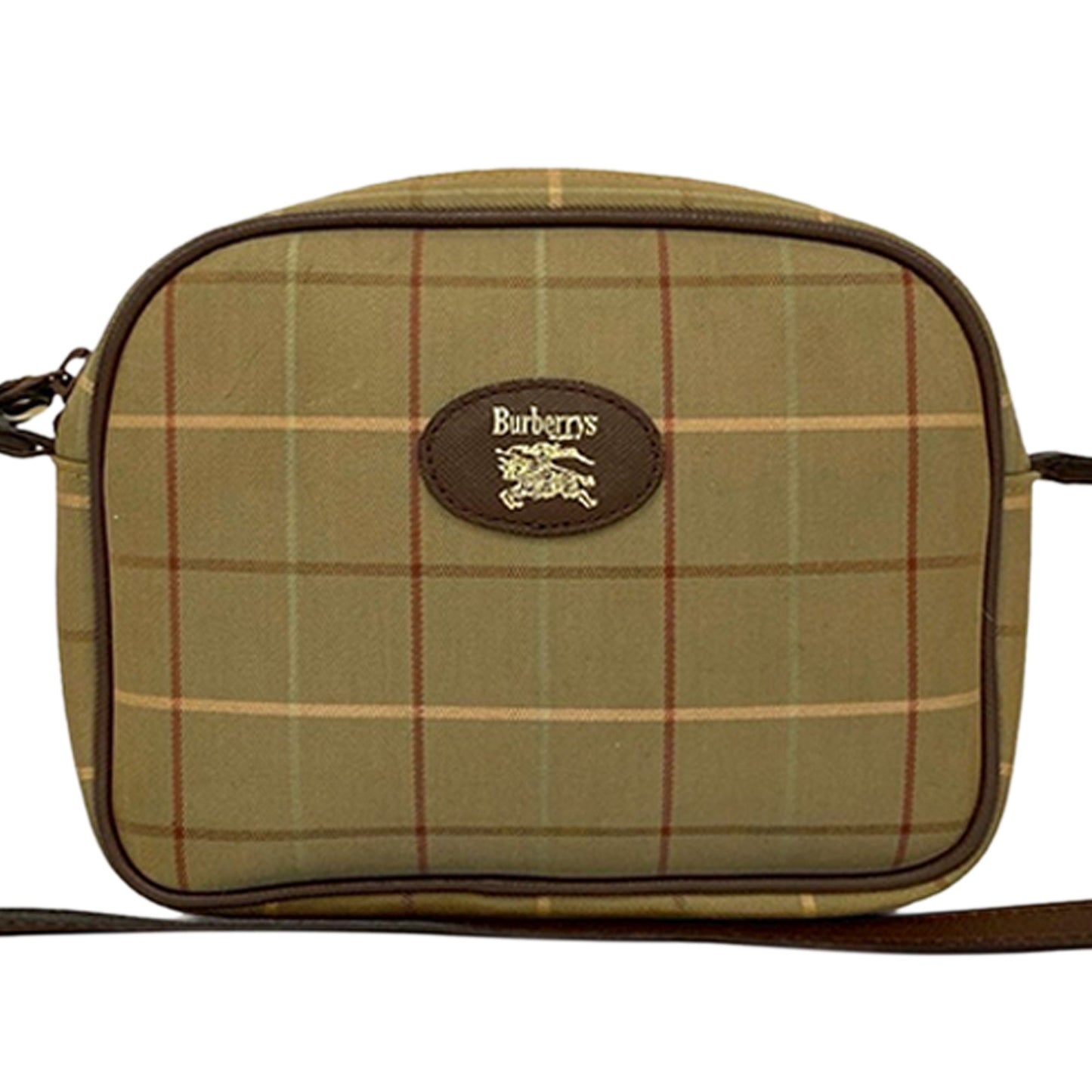 Burberry Vintage Check Canvas Crossbody