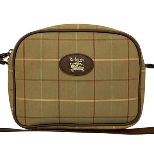 Burberry Vintage Check Canvas Crossbody