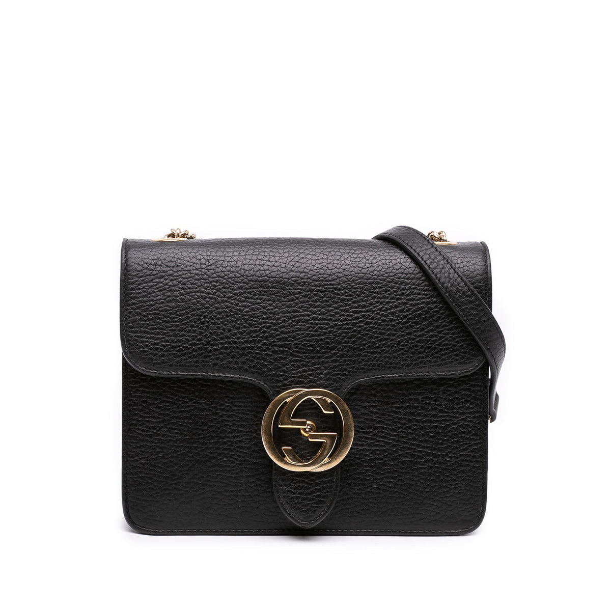 Gucci Small Dollar Calfskin Interlocking G Crossbody