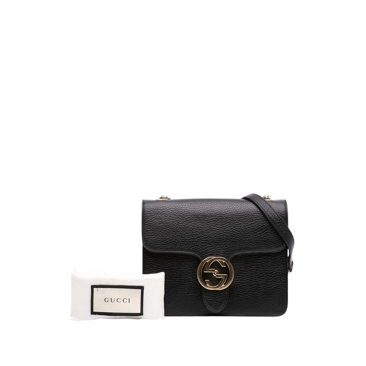 Gucci Small Dollar Calfskin Interlocking G Crossbody