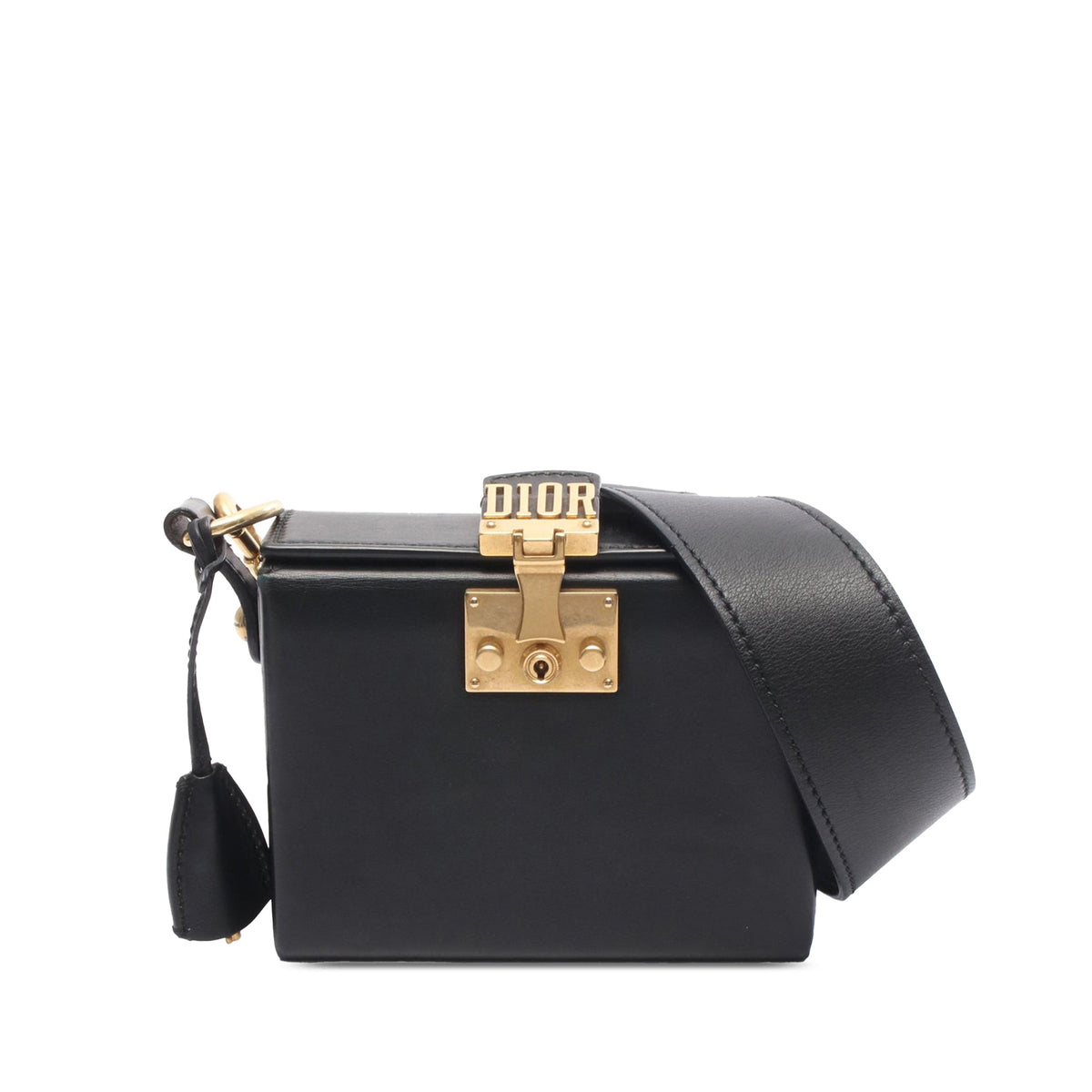 Dior Small Lambskin Dioraddict Lockbox Bag