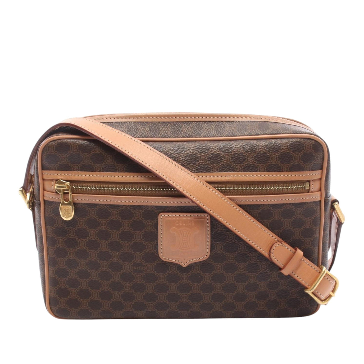 Celine Macadam Coated Canvas Crossbody