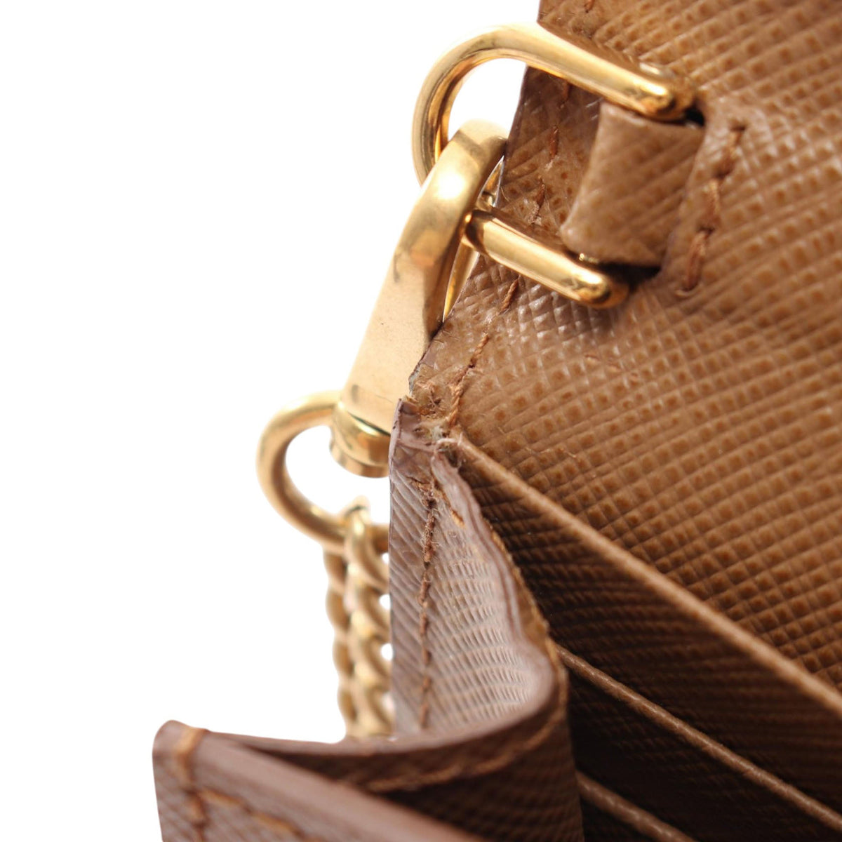 Prada Saffiano Wallet On Chain