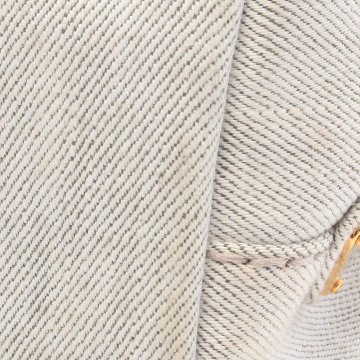 Prada Small Canvas Canapa Logo Tote — Beige