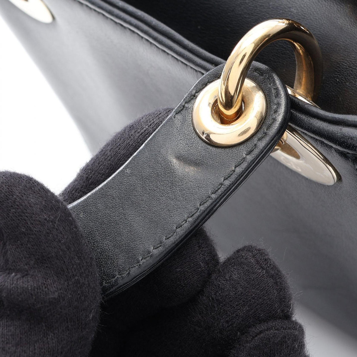 Dior Niki De Saint Phalle Mini Calfskin Heart Lady Dior — Black