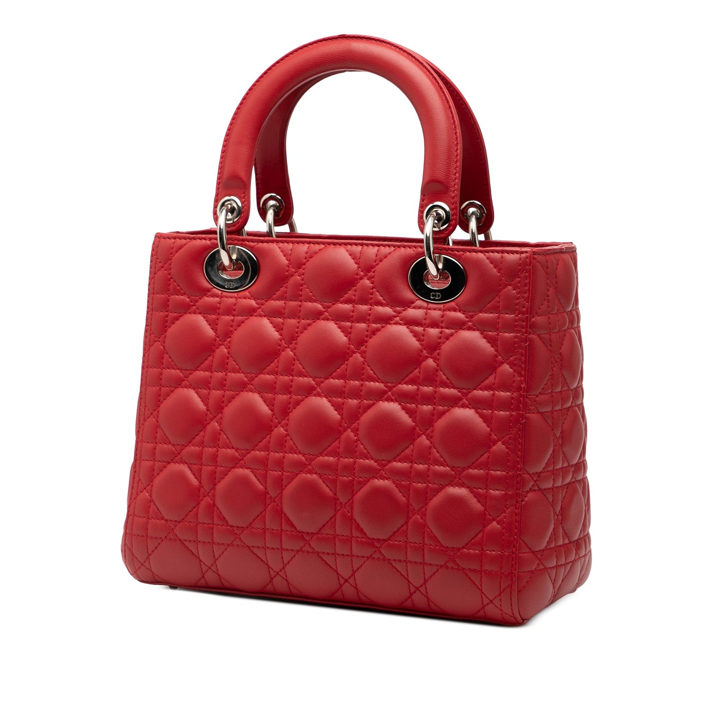 Dior Medium Lambskin Cannage Lady Dior
