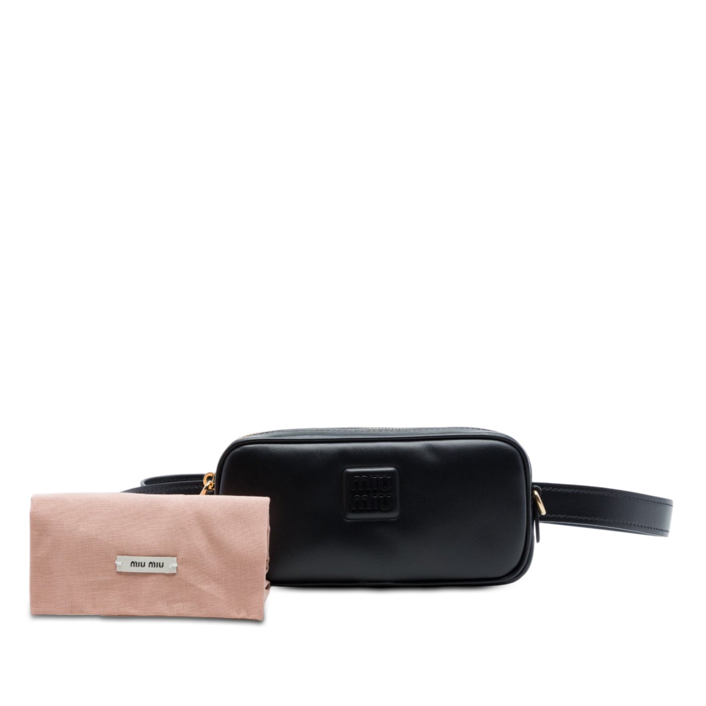 Miu Miu Calfskin Softy Beau Belt Bag