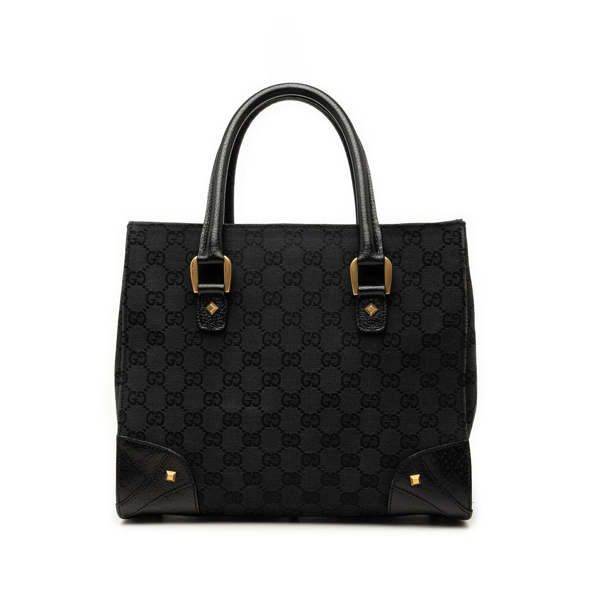 Gucci GG Canvas Nailhead Handbag