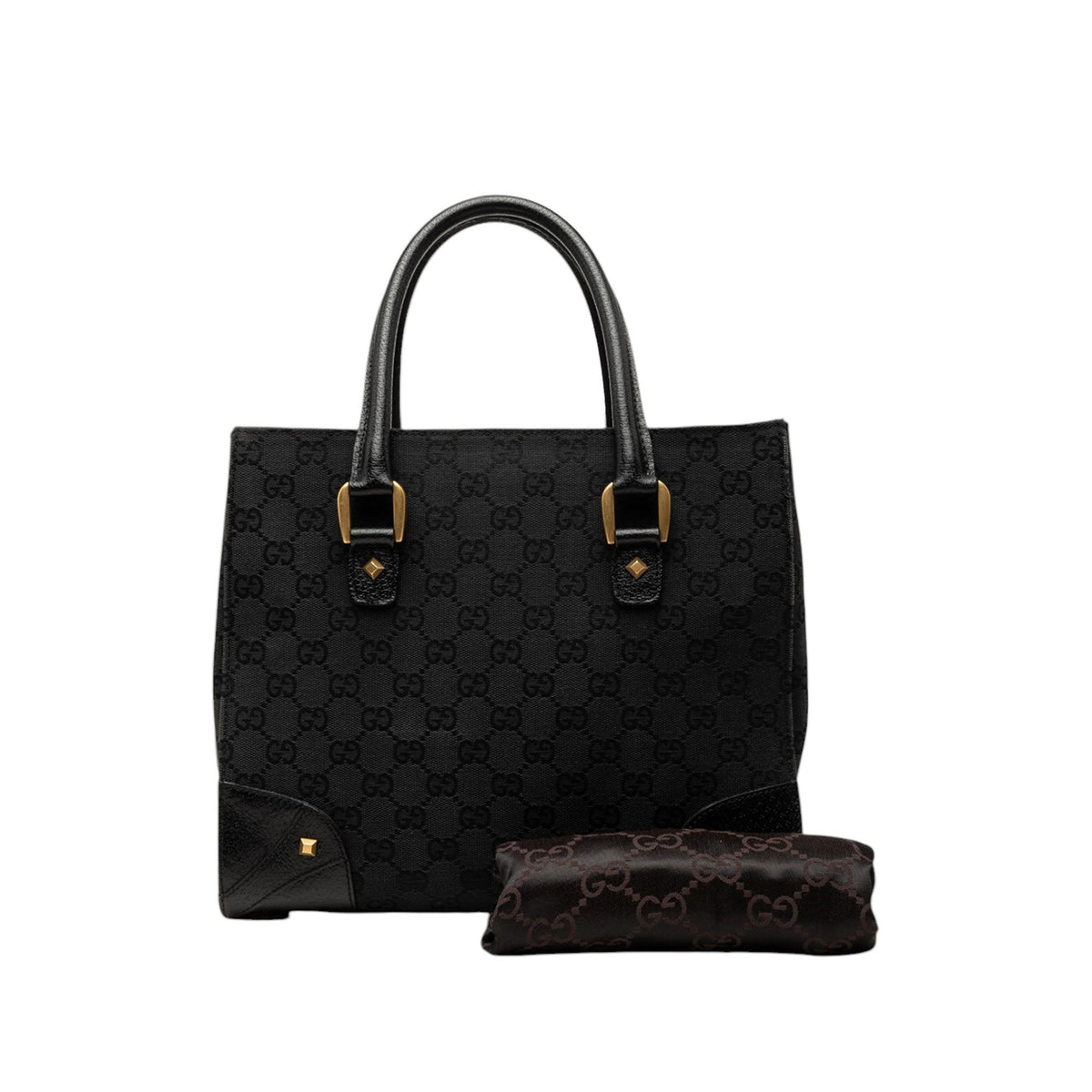 Gucci GG Canvas Nailhead Handbag