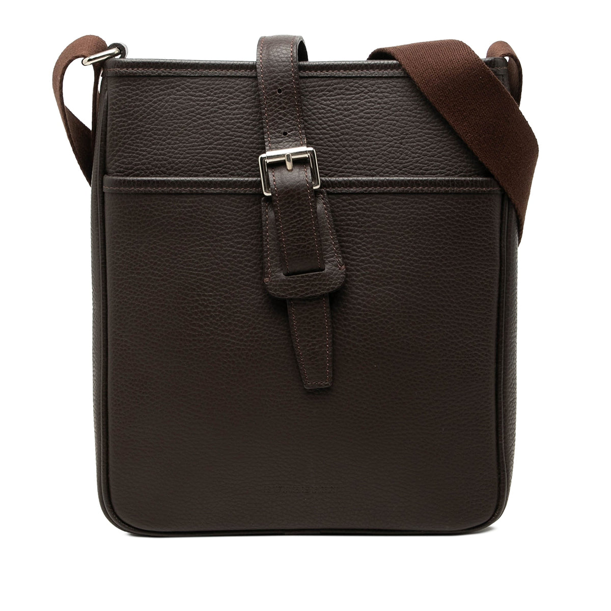 Burberry Leather Crossbody — Brown