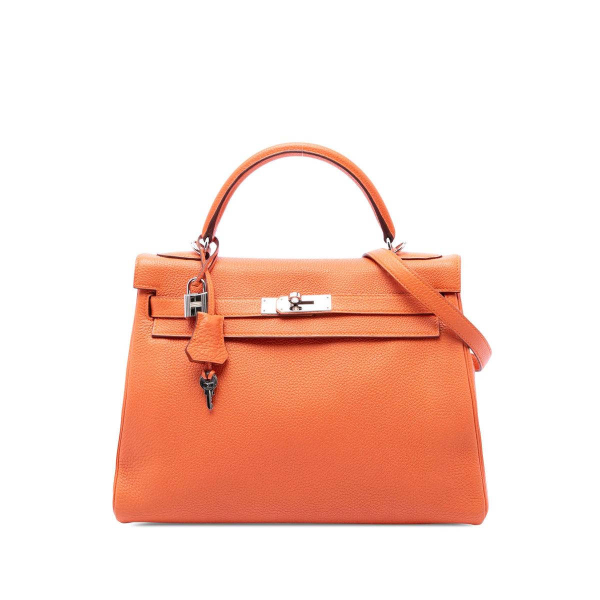 Hermès Togo Kelly II Retourne 32 — Orange