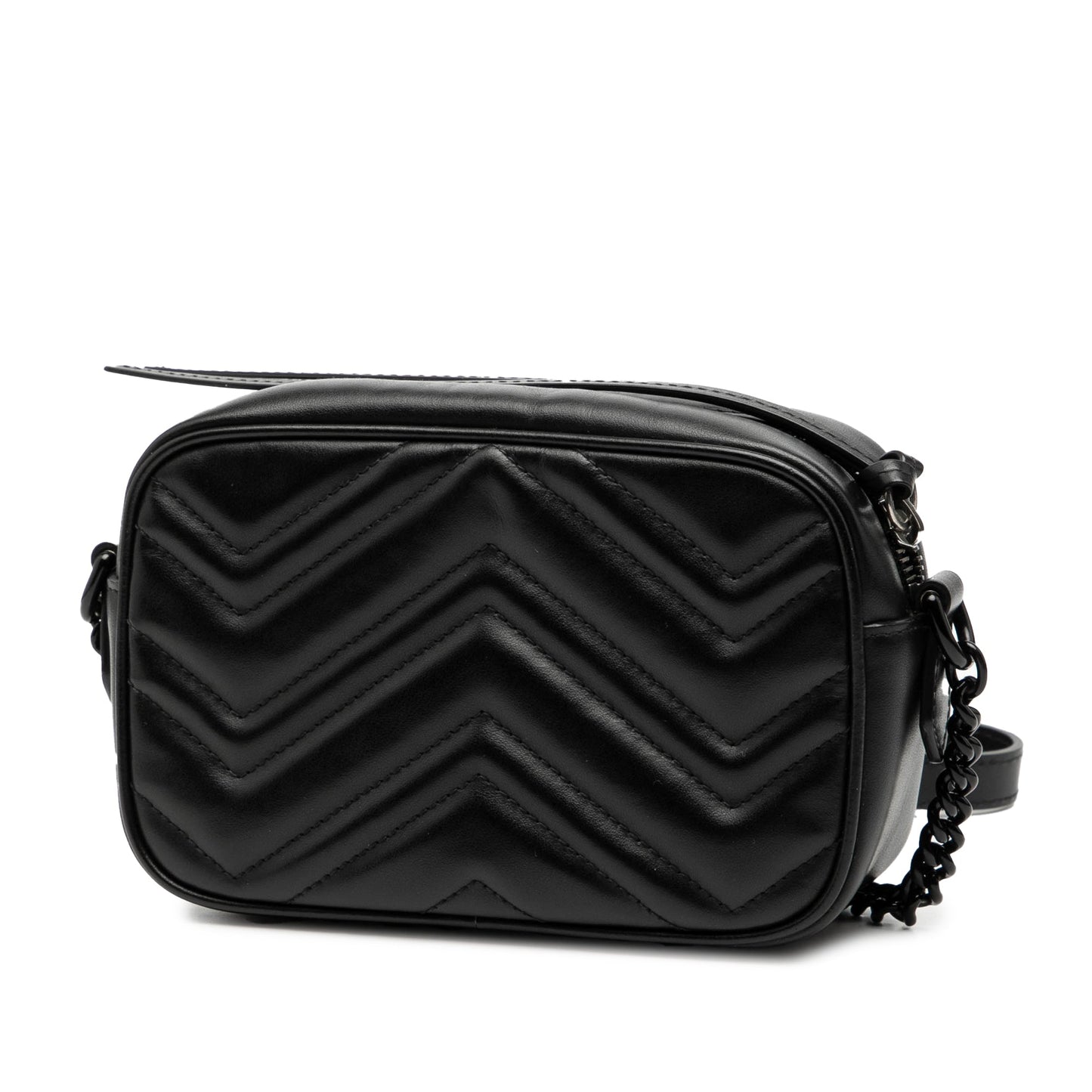 Gucci Mini GG Marmont Matelasse Leather Monochrome Crossbody