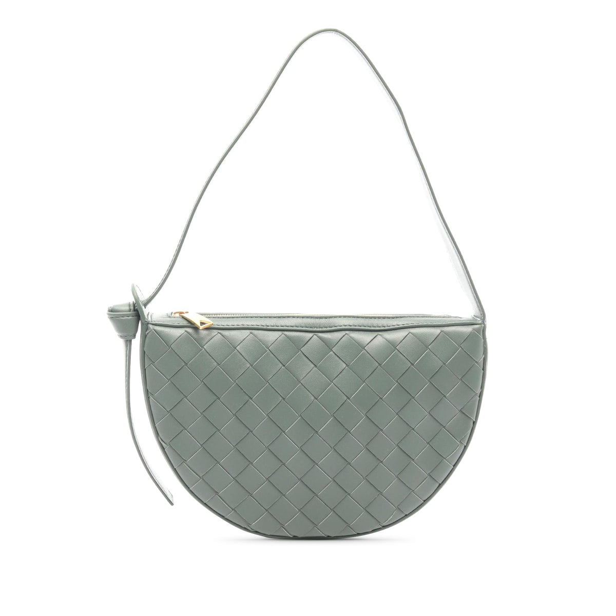 Bottega Veneta Mini Leather Intrecciato Sunrise Hobo
